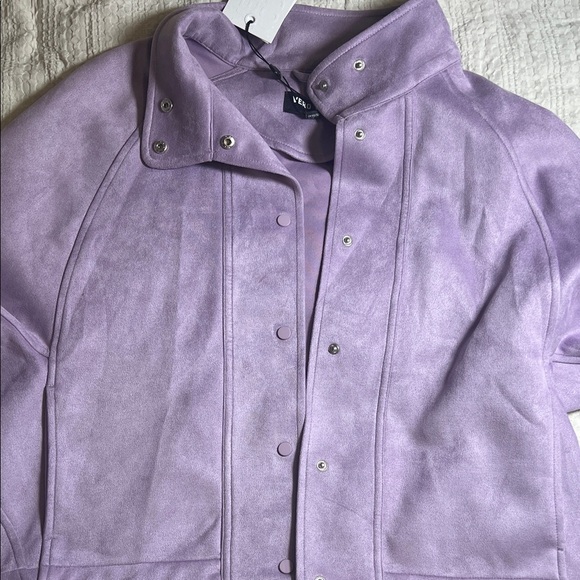 Vero Moda Women's Lilac Bomber Jacket size XS - Picture 7 of 9